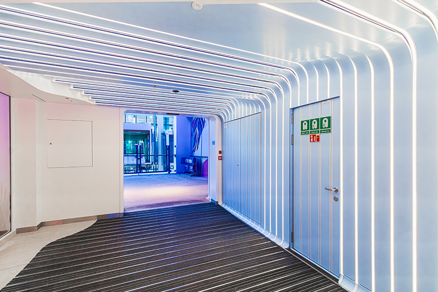 Embarkation portal for Icon Class vessels