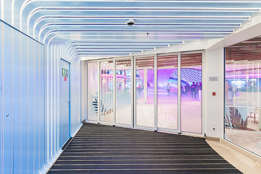 Embarkation portal for Icon Class vessels