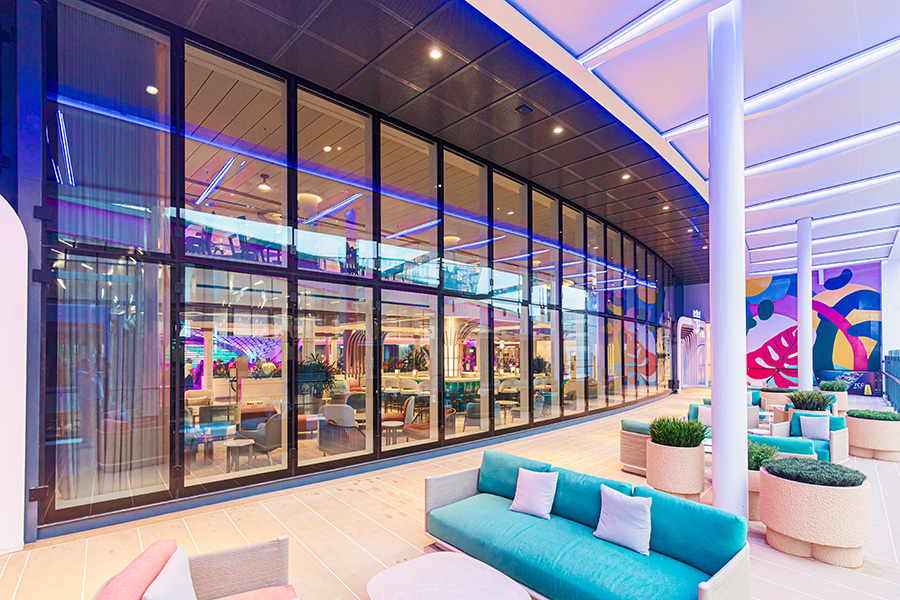 Embarkation portal for Icon Class vessels