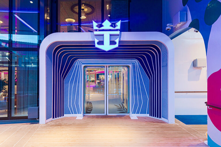 Embarkation portal for Icon Class vessels