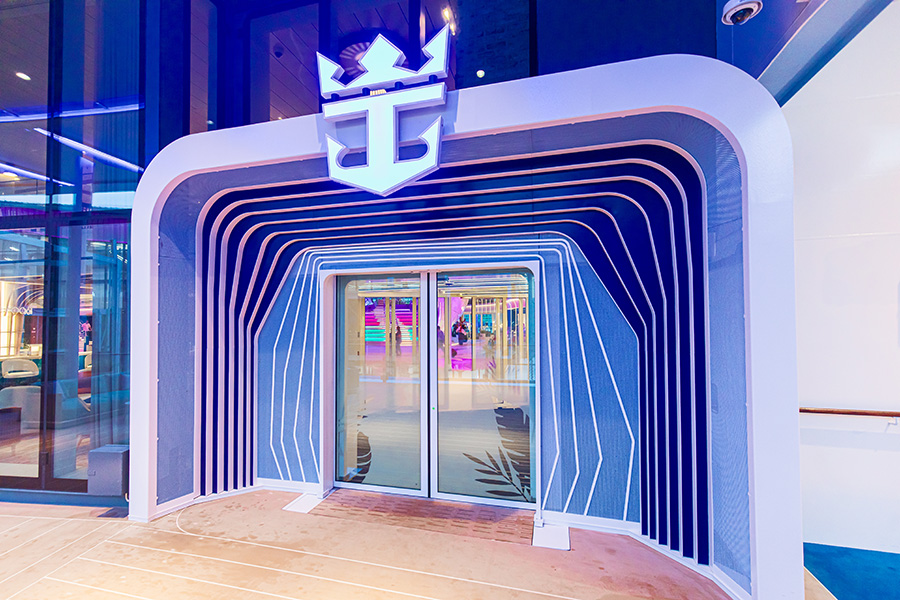 Embarkation portal for Icon Class vessels