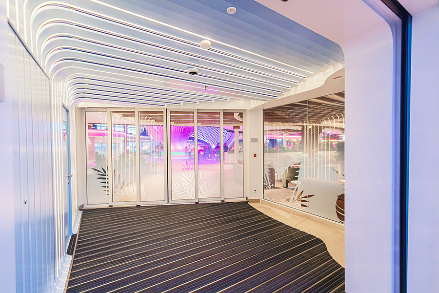 Embarkation portal for Icon Class vessels