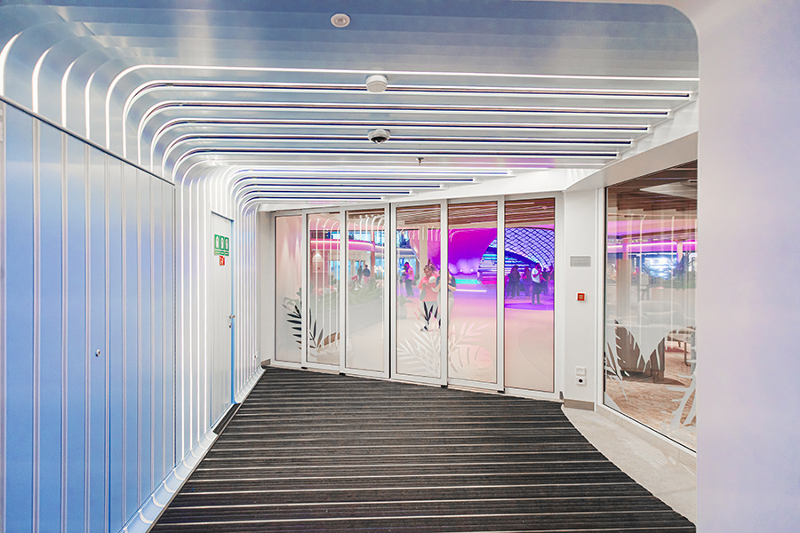 Embarkation portal for Icon Class vessels